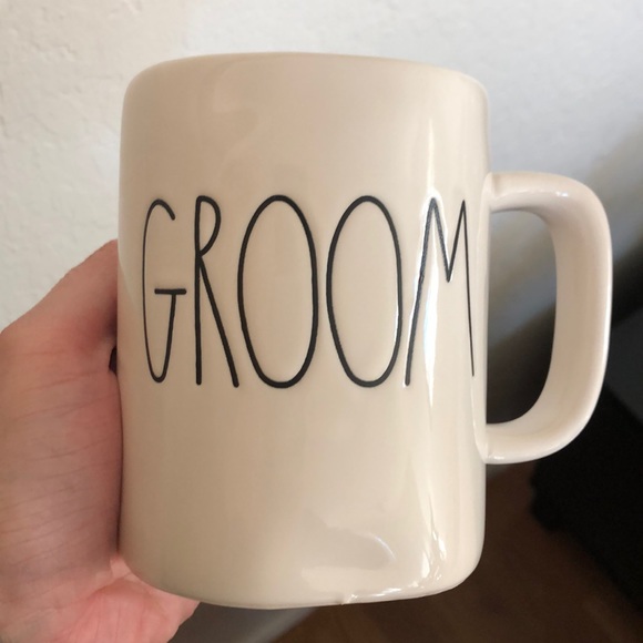 Rae Dunn Bride and Groom oversized mugs - Picture 6 of 9